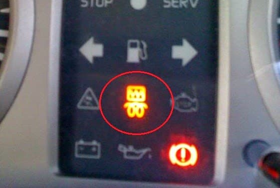 Dizel motor arıza ışığı